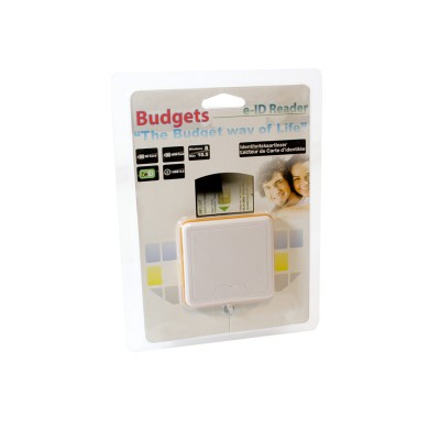 Lecteur de carte d&rsquo;identit&eacute; standard eID USB 2.0  - Blanc