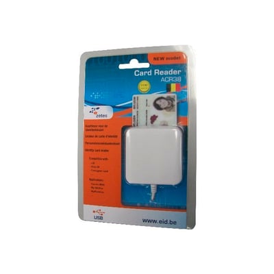 Zetes ACR38 eID kaartlezer - wit